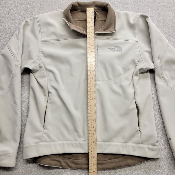 The North Face Women’s Apex Bionic Softshell Full Zip Jacket Cream Size Small - Picture 4 of 9